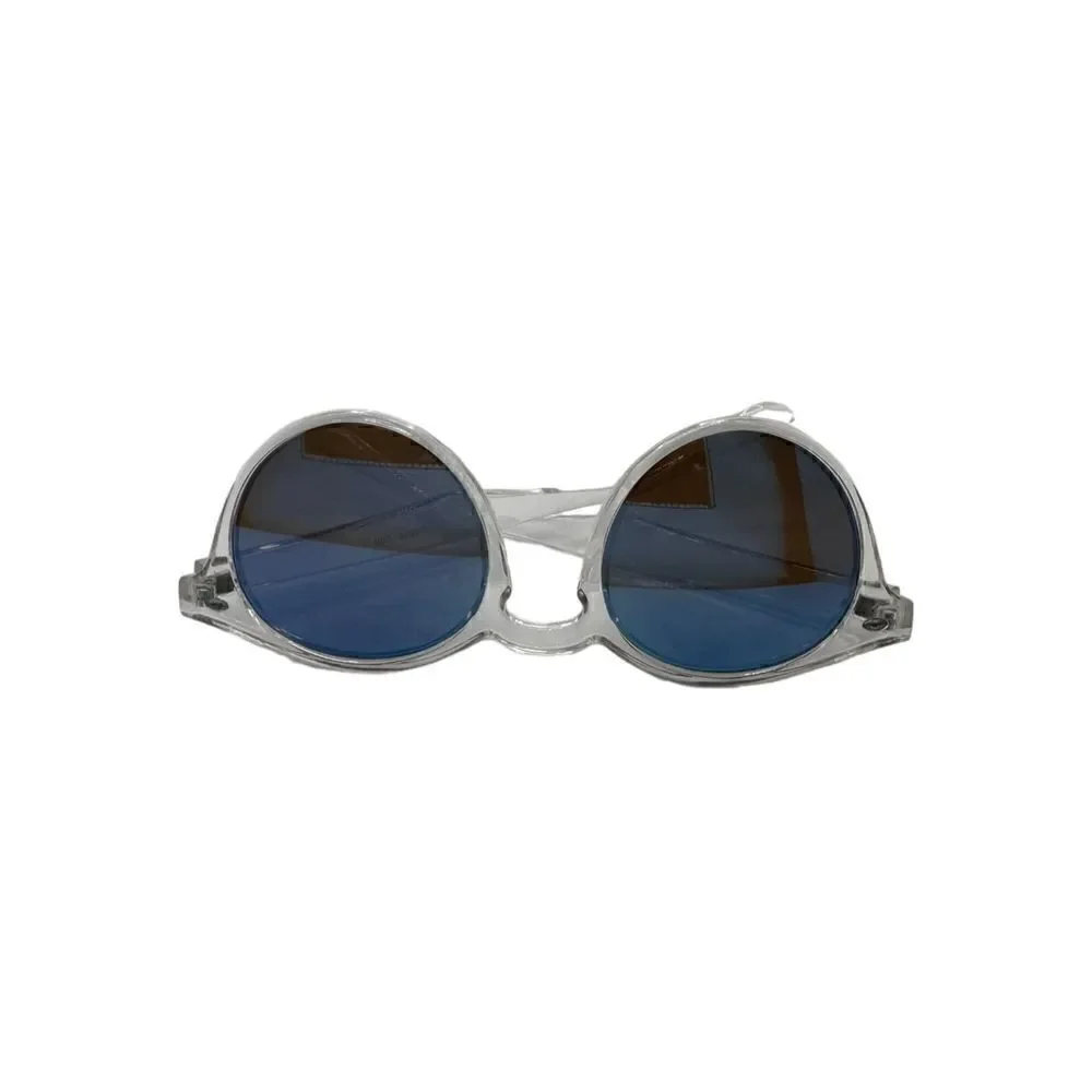 Cat Eye clear plastic blue/grey lenses sunglasses dr576 20d